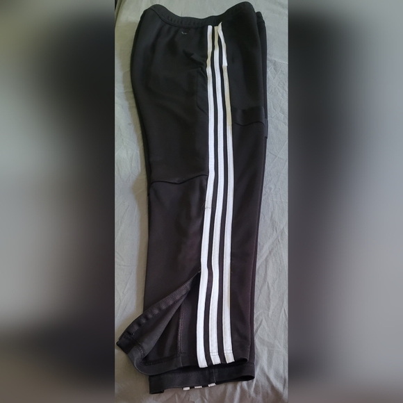 Adidas Women's Climacool Black And White Track Zipper Pants Large - Picture 5 of 10